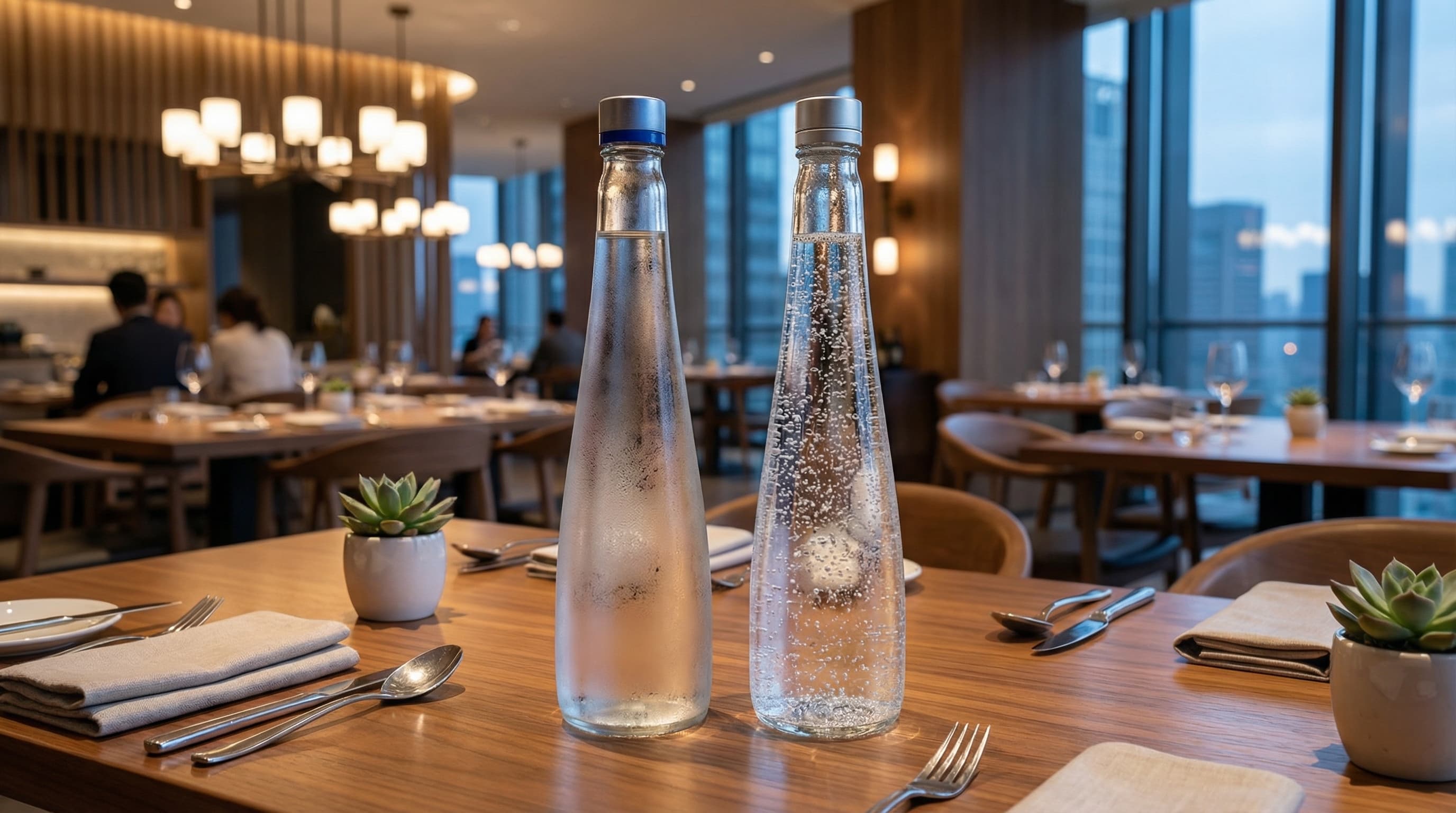 Natura glass bottles collection